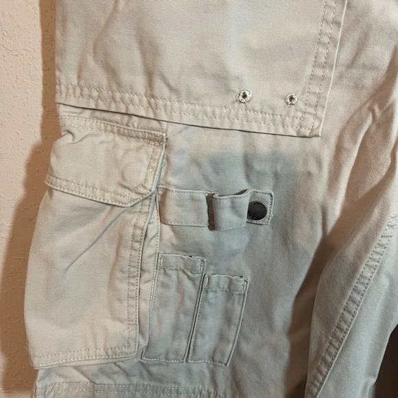 Men’s Sperry Cream Color Cargo Shorts Size 32 - Picture 2 of 6